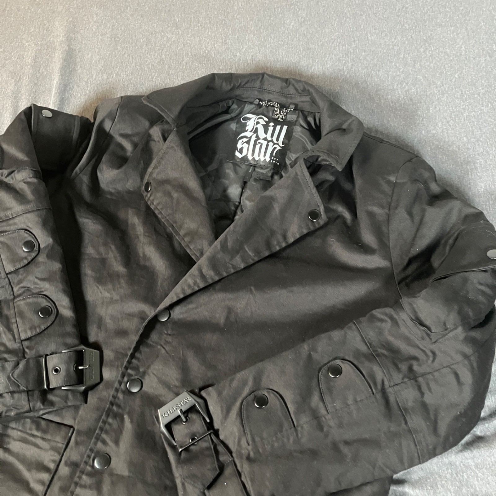 Killstar Heavyweight Large Full Zip Jacket Black … - image 1