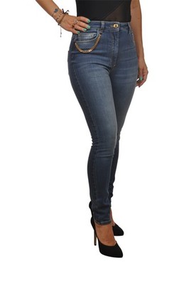 Elisabetta Franchi Women's Denim Tapered-leg jeans Size 29
