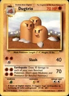 Pokemon Base Set Unlimited Dugtrio 19/102 RARE HP
