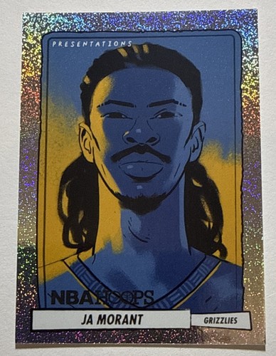 2023-24 Panini NBA Hoops Presentations Ja Morant #5 SSP CASE HIT