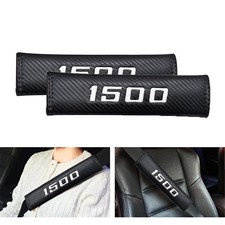 2x For Dodge Ram 1500 Accessories Black Car Safety Seat Belt Shoulder Pads Cover