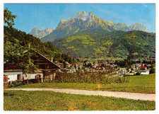 Fiera di Primiero - Dolomiti Pale veduta panoramica paese - Trento - ITALIA 1977