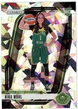 2024 Panini WNBA Prizm Cracked Ice Nika Muhl #146 Seattle Storm RC