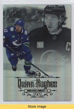 2023-24 Fleer Ultra Flair Showcase Row 0 Showstopper Quinn Hughes #22 READ 1os2