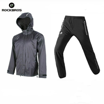 #ad #ad ROCKBROS Rain Suits Waterproof Jacket amp; Trouser Suit Raincoat Outdoor Breathable $25.59
