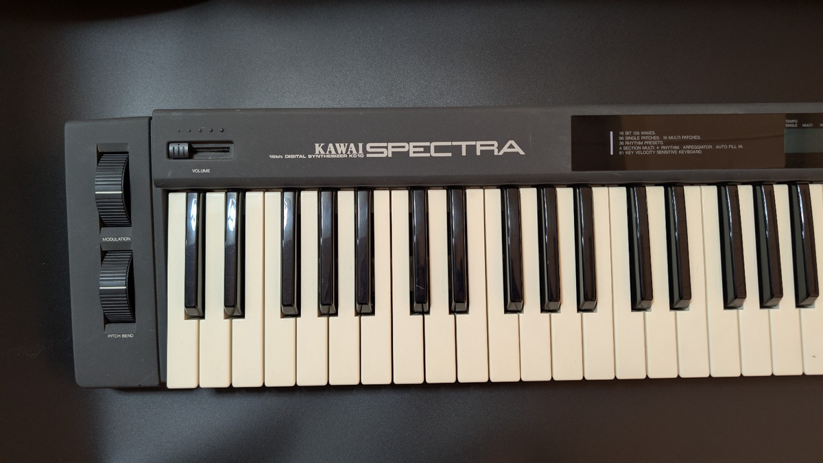 KAWAI Spectra KC10 61-Key Digital Synthesizer 16-Bit Vintage Fully