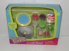 Kitchen Littles RARE Lunch Time Die Cast Frying Pan Food for Barbie Doll NEW