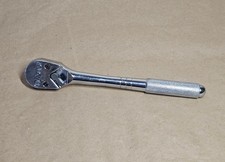 Vintage PROTO 5449P 1/2" drive 10" heavy duty chrome ratchet Made in USA