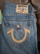 True Religion Herren- Jeans Gr.34  Blau  100%...