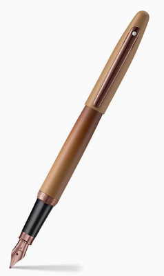 Sheaffer VFM 9428 Coffee Edition Matt Brown Fountain Pen Regal Brown Trim  F 