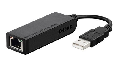 D-Link DUB-E100 High-Speed USB 2.0 Fast Ethernet 10/100 Mbit/s USB, schwarz