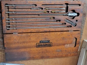 Starrett No 124-C Inside Micrometer with Wood Case