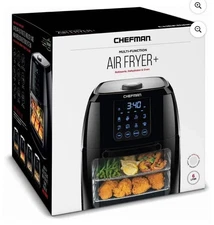 Chefman 6.3 Quart Digital Air Fryer, Rotisserie, Dehydrator, Convection Oven