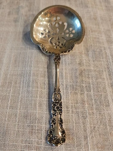 BUTTERCUP Nut/Bon Bon Sterling Silver Spoon by GORHAM 4-5/8" no monogram ￼