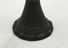 Vintage Cast Iron SOUP'S ON 6" Dinner Bell w/ Decorative Stars Pattern — photo 2