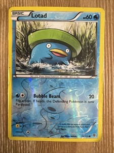 Pokémon TCG Lotad Black and White Plasma Storm 29/135 Reverse Holo Common DMG