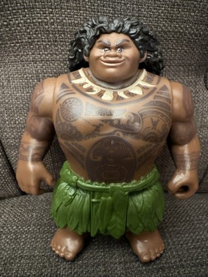 Disney Moana 2 Demigod Maui 4'' Action Figure Toy Doll Dwayne The Rock Johnson