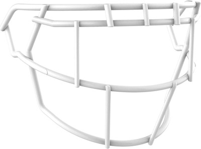 F7 Varsity Facemask for F7 Football Helmets, F7 EGOP-NB-VC Facemask, White, Carb