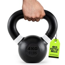 Kettlebells, Single-cast Iron, No-welded Joints, Wide Handle, Strength Traini...