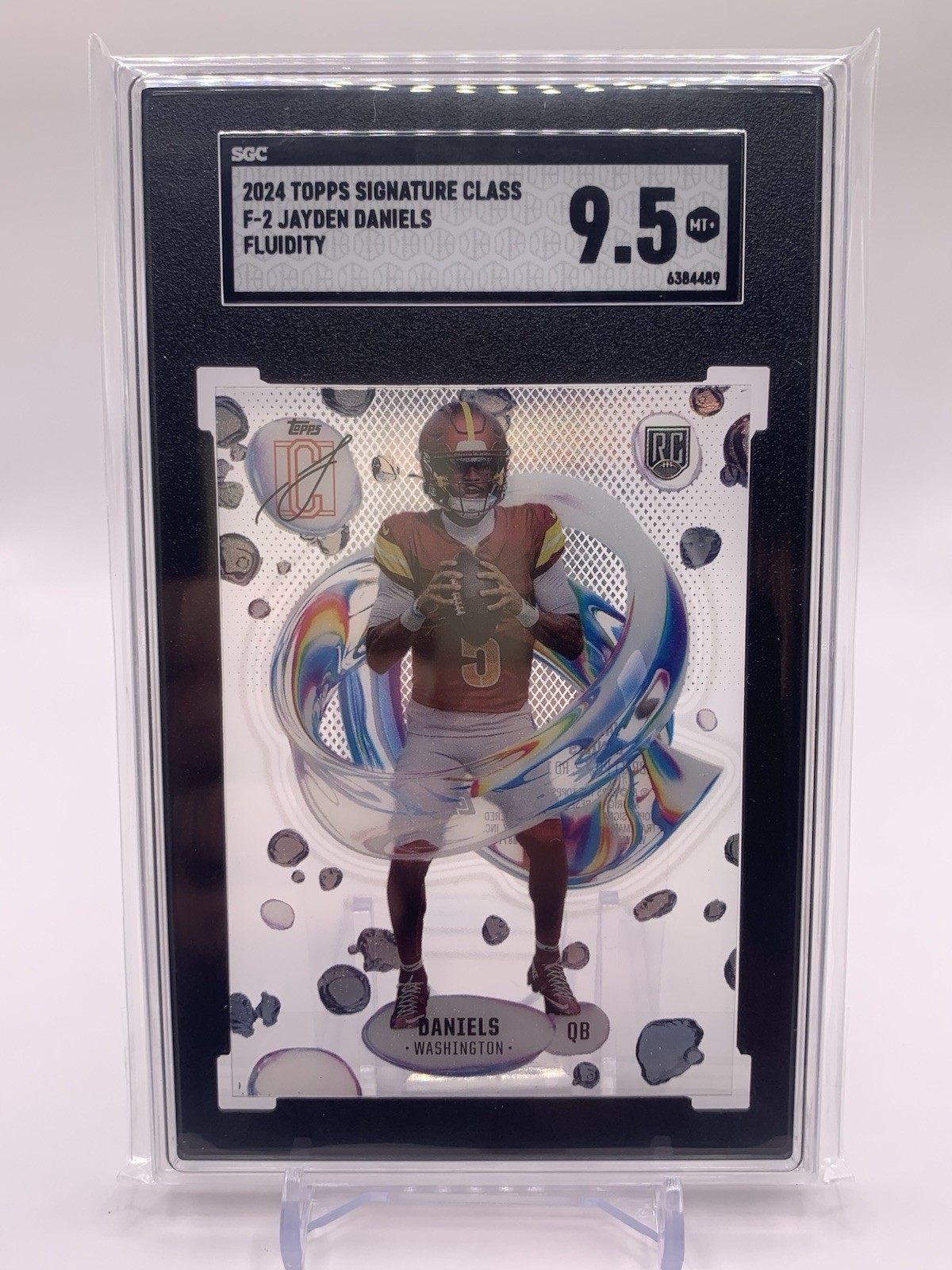 Jayden Daniels - 2024 Topps Signature Class #F-2 Fluidity (RC) SGC 9.5 - MINT+