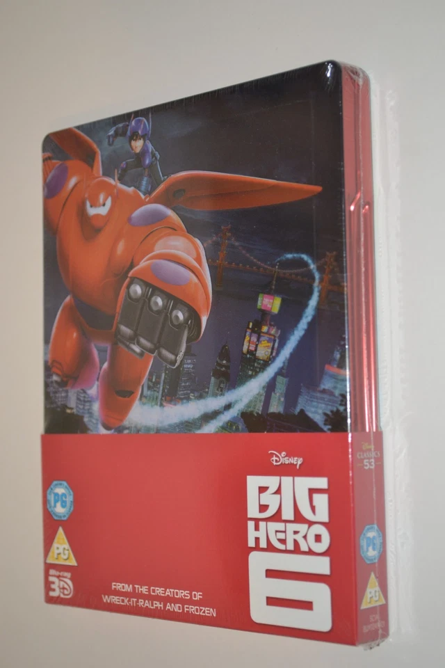 Big Hero 6 Blu ray 3D Steelbook New and Sealed - Image 3 of 4
