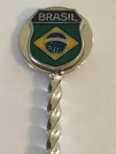 Brasil Brazil Vintage Souvenir Spoon Collectible