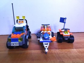 LEGO 7736-7737 City - Coast Guard - Quad Bike - 4WD & Jet Scooter