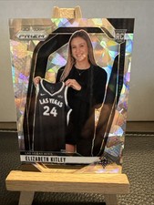 Elizabeth Kitley 2024 Panini Prizm WNBA ICE PRIZM Rookie #140 ACES