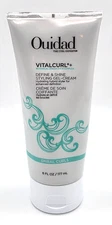 Ouidad VitalCurl Plus Define and Shine Styling Gel-Cream for Unisex - 6 oz Cream