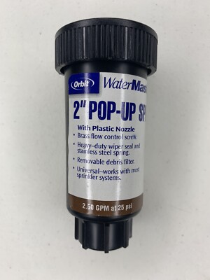 Orbit 2'' Pop-Up Sprinkler Water Master 10 -15  Range - Model #54228 - Open Box