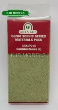 OO Gauge WILLS SSMP218 Cobblestones Sheets (4 PK) - Plastic Kit