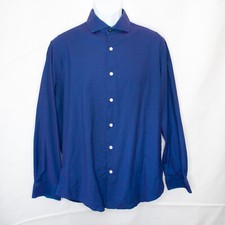 Duchamp London Button Down Shirt Mens Xl 17 Purple Tailored Fit Casual Work Yy10 Duchamp London Button Down Shirt Mens Xl 17 Purple Tailored Fit Casual Work Yy10