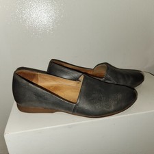 Dansko Shoes Womens 38 Larisa Slip On Loafers Gray Leather Casual 2036970600