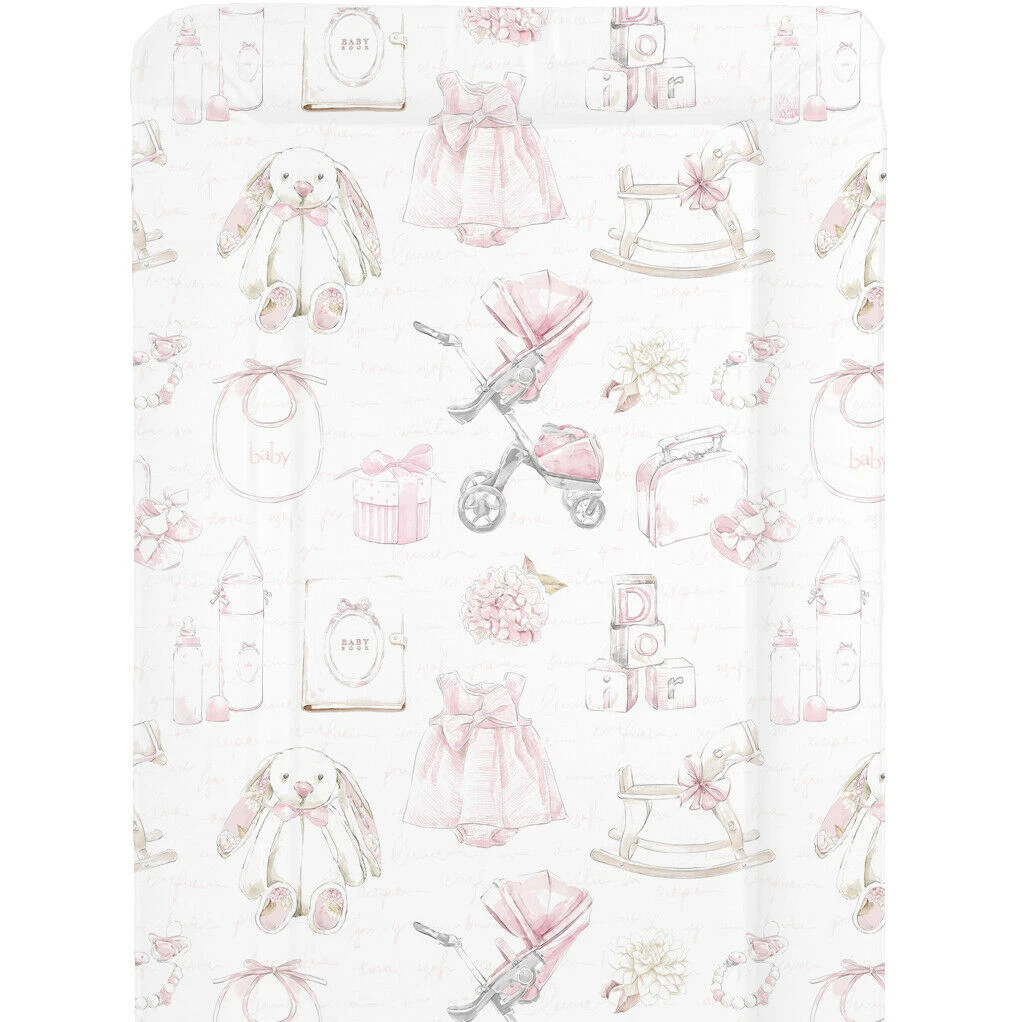 Girls Baby Changing Mat Vintage Design Pink Padded Wipeable Changing Table Pad
Opens in a new window