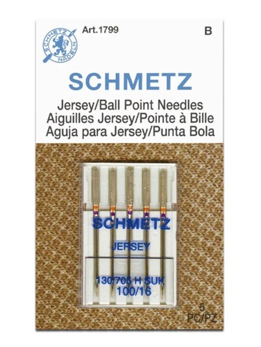 Size: 100/16 -- Jersey (Ballpoint) -- Home Sewing Machine Needles by SCHMETZ - 第 1/1 張圖片