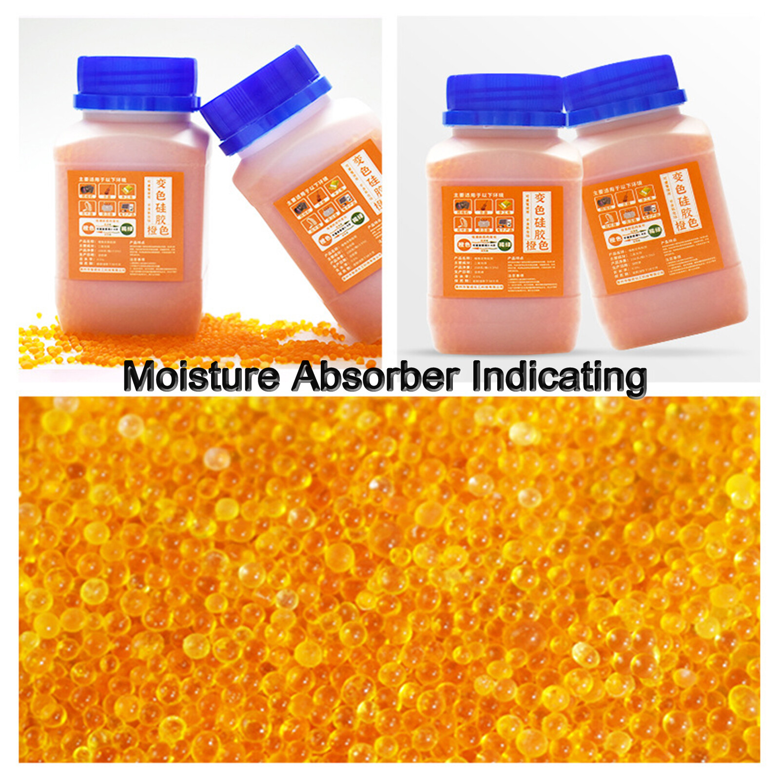 0.52.5KG Bulk Silica Gel Bead Silicagel Moisture Absorber Reusable