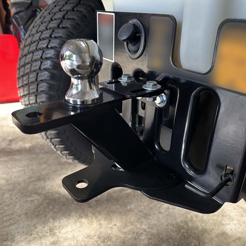 Heavy Duty 3-way Lawn Garden Tractor Hitch & Brace for John Deere Husqvarna - Picture 6 of 16