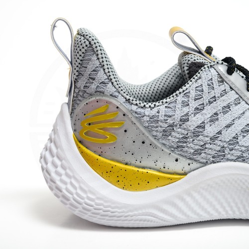 Under Armour Curry Flow 10 Low 'Father To Son' Young Wolf - Gray - Mens Sz 10.5 - Picture 14 of 16
