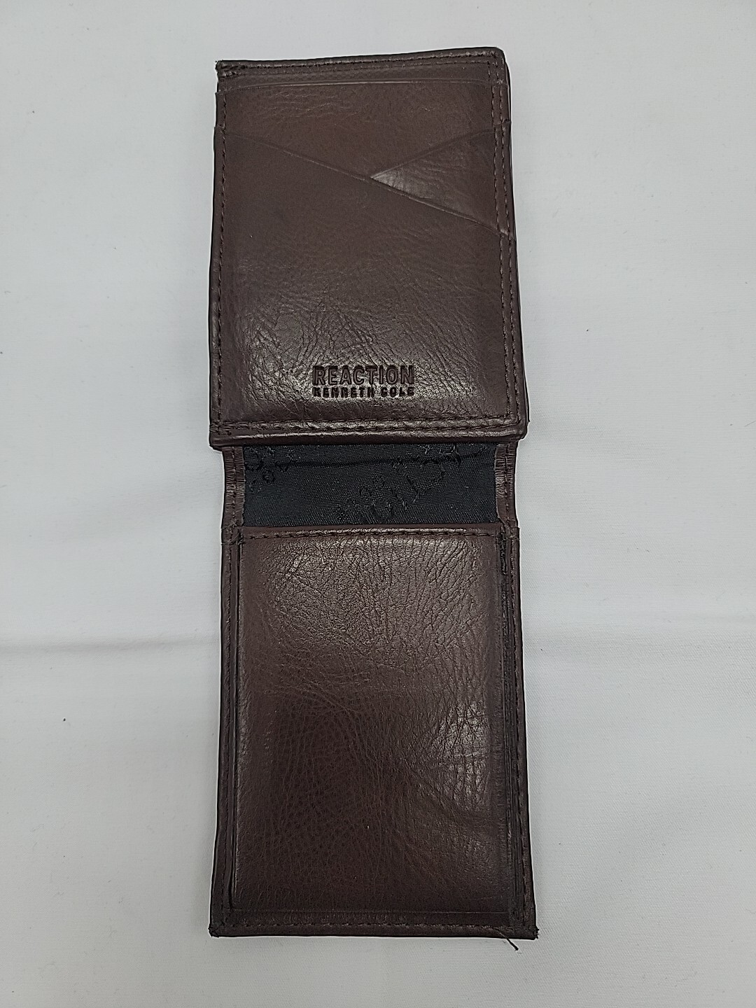 Cole Mens Brown Leather Flip 8 Card Front Pocket Wallet eBay