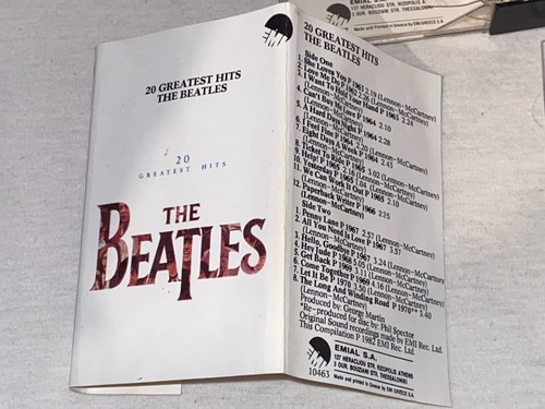 THE BEATLES/ HELP! & 20 GREATEST HITS / 2 RARE GREEK PRESSED CASSETTE S EMIAL - Picture 6 of 9