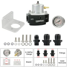 4-65 psi 6AN 8AN Boost Reference - 1:1 Return Style Fuel Pressure Regulator US