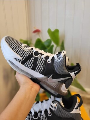 NIKE LEBRON WITNESS VII WHITE/METALLIC SILVER-BLACK DM1123 100
