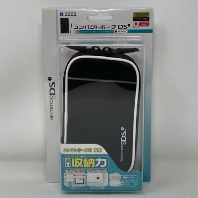Nintendo DSi Hori Compact Pouch Case Black Sealed Japanese