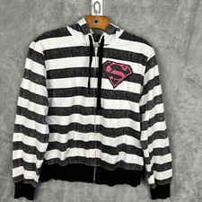 Juniors Superman Full Zip Hoodie Size XXL