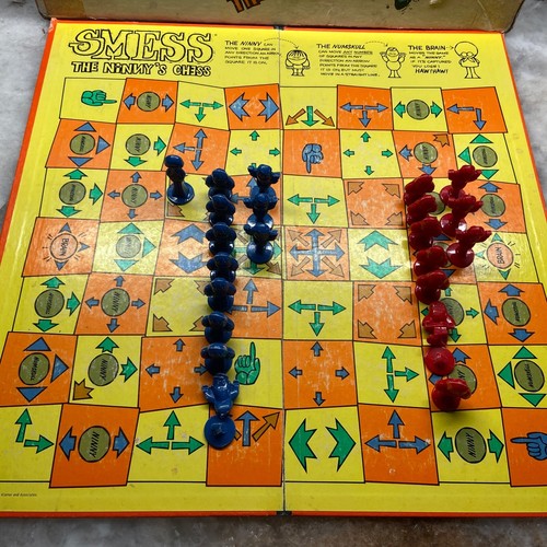 Vintage 1970 S MESS Board Game By Parker Brothers Early All The King’s Men Game - Picture 2 of 11