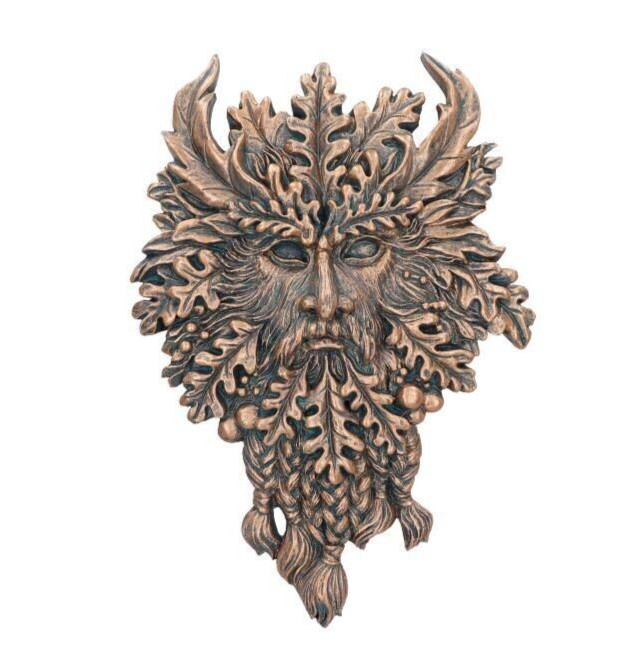 Nemesis Now SPIRIT OF THE ENTS Green Man Forest Hanging Wall Plaque Sign 20cm