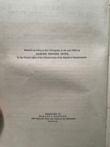 Dred: A Tale of the Great Dismal Swamp H.B. Stowe 1856 2 Vol Set 1st ed Leather - Picture 10 of 10
