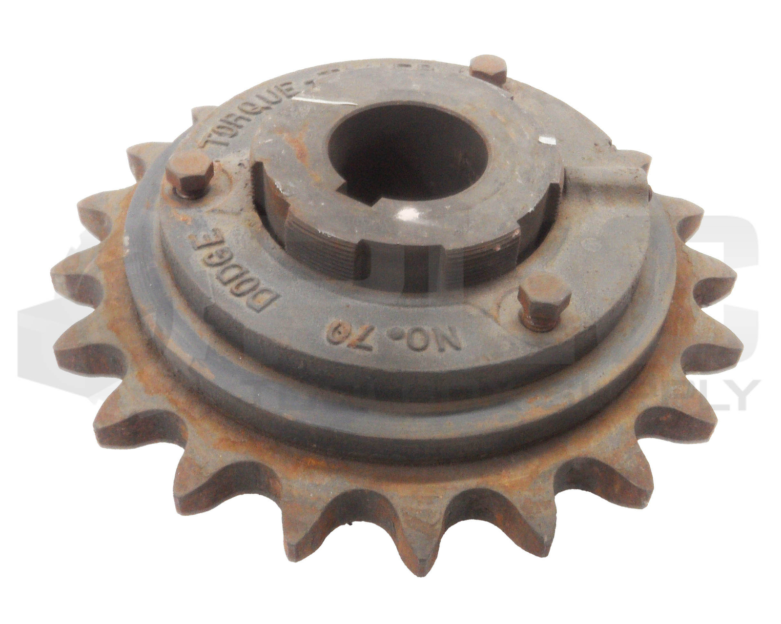 DODGE TORQUETAMER SPROCKET ASSEMBLY 2" BORE 0.25" KEY NO.70 eBay