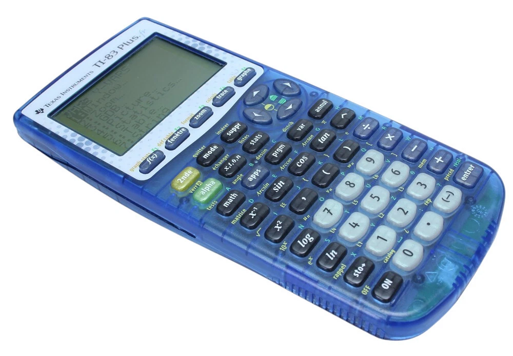TI-83+ Graphing Calc Blue | Texas Instruments TI-83 Plus Calculator