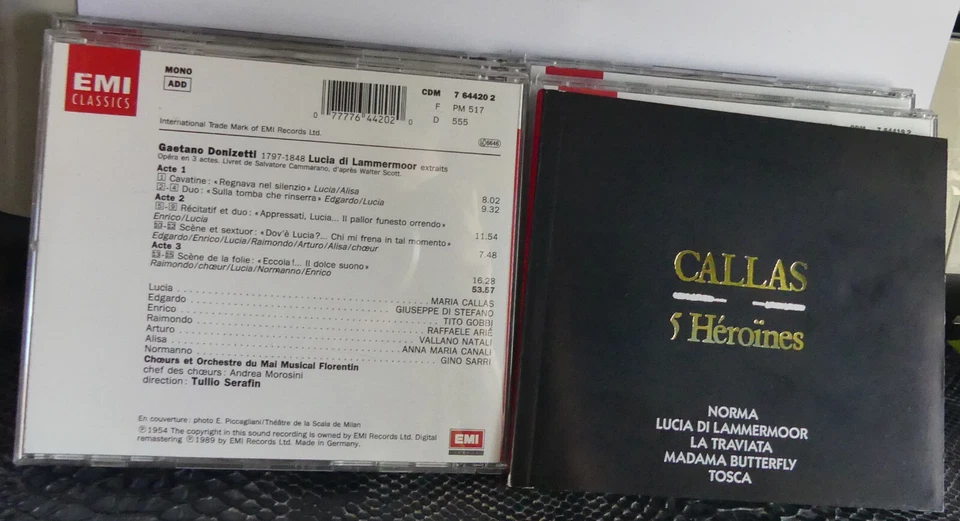 Coffret 5 CD Maria Callas - Photo 4/4